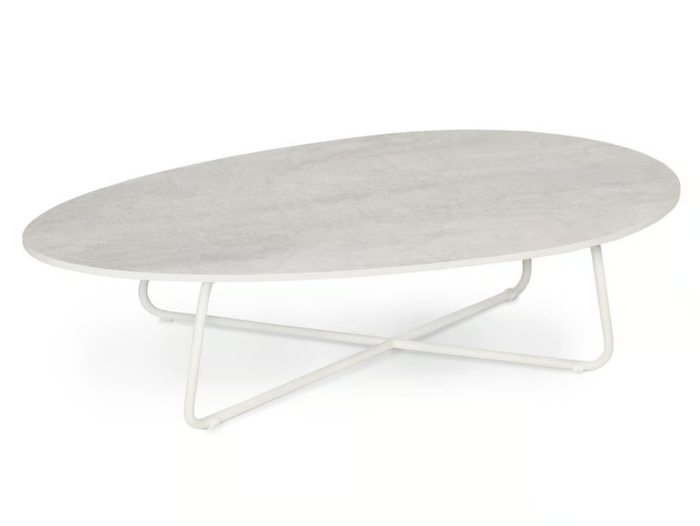 DROP - Low fm-ceramtop and aluminium coffee table _ Fischer Möbel